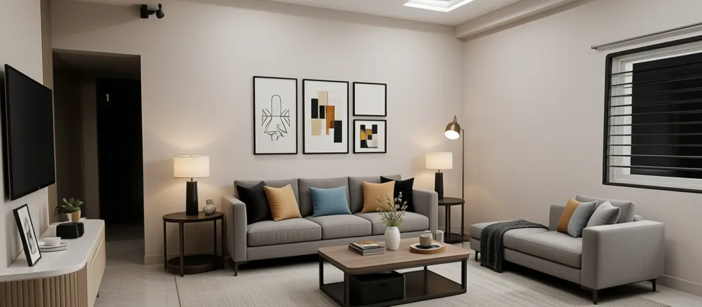 Living room after user design